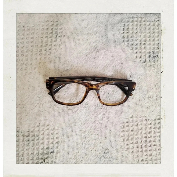 Dark Brown Turtoise Thick Rim Casual Eye Glasses - Picture 1 of 1